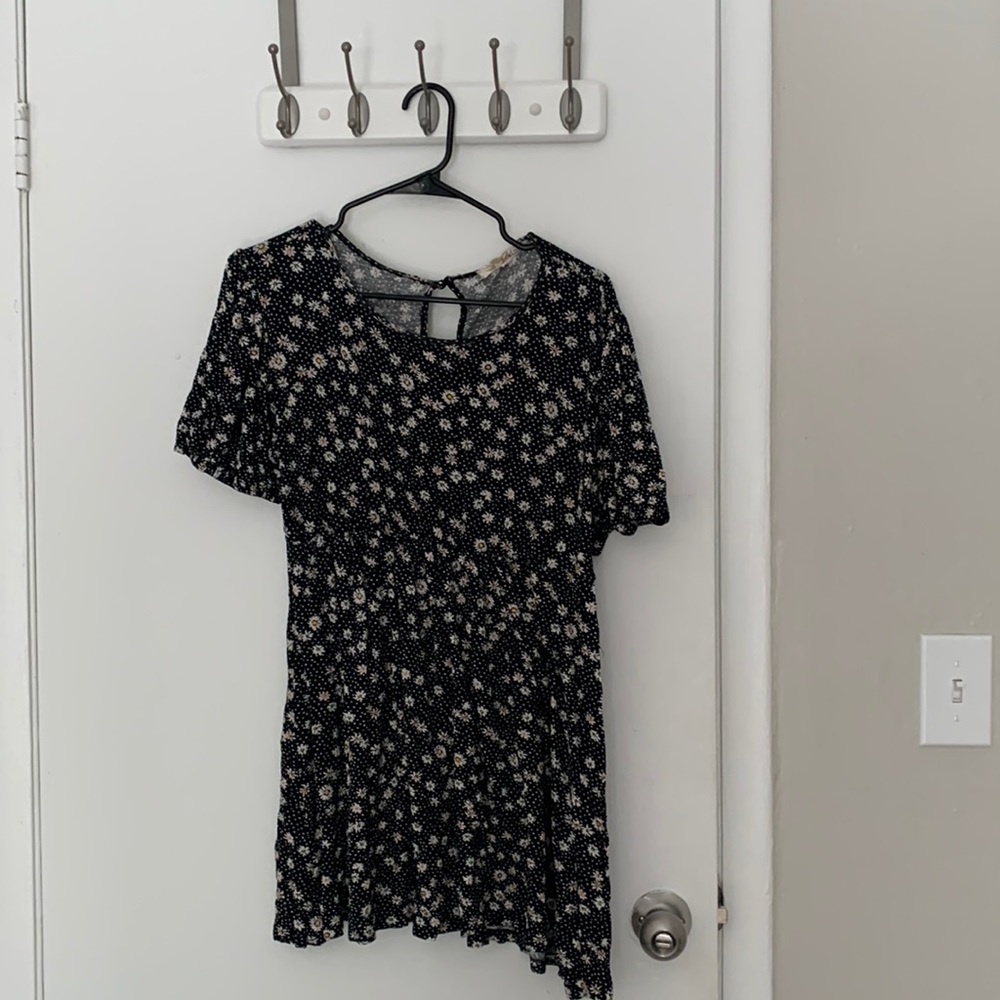 Junior’s rewind flower mini dress
